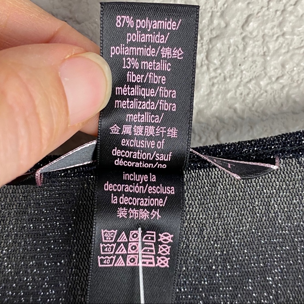 Victoria’s Secret NWT Mesh Sparkly Bling Glitter - Picture 8 of 14